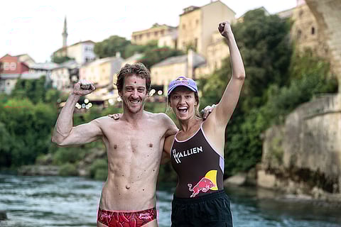 Gary Hunt and Rhiannan Iffland