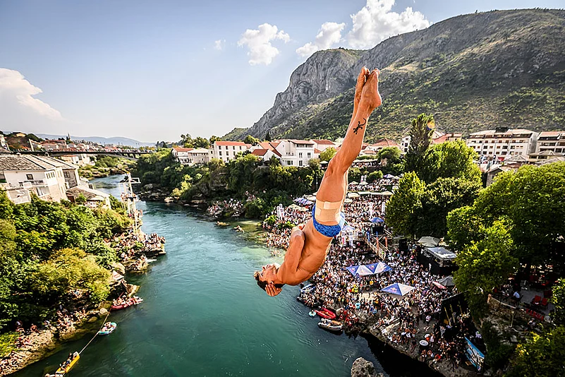 Red Bull Cliff Diving World Series in Mostar: Constantin Popovici