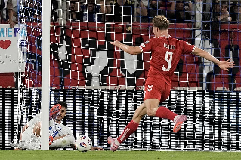 FIFA World Cup 2026 European Qualifiers Greece vs Denmark_Rasmus Hojlund