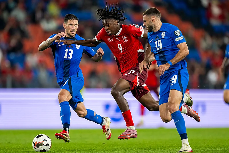 FIFA World Cup 2026 European Qualifiers Switzerland Vs Slovenia_ Johan Manzambi