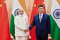 Two To Tango: Rivalry and Resolve in India–China Relations | Photo: AP : At the SCO Summit: Indian PM Narendra Modi (left) and Chinese President Xi Jinping (right)  at the Shanghai Cooperation Organisation summit in Tianjin, China, on August 31, 2025