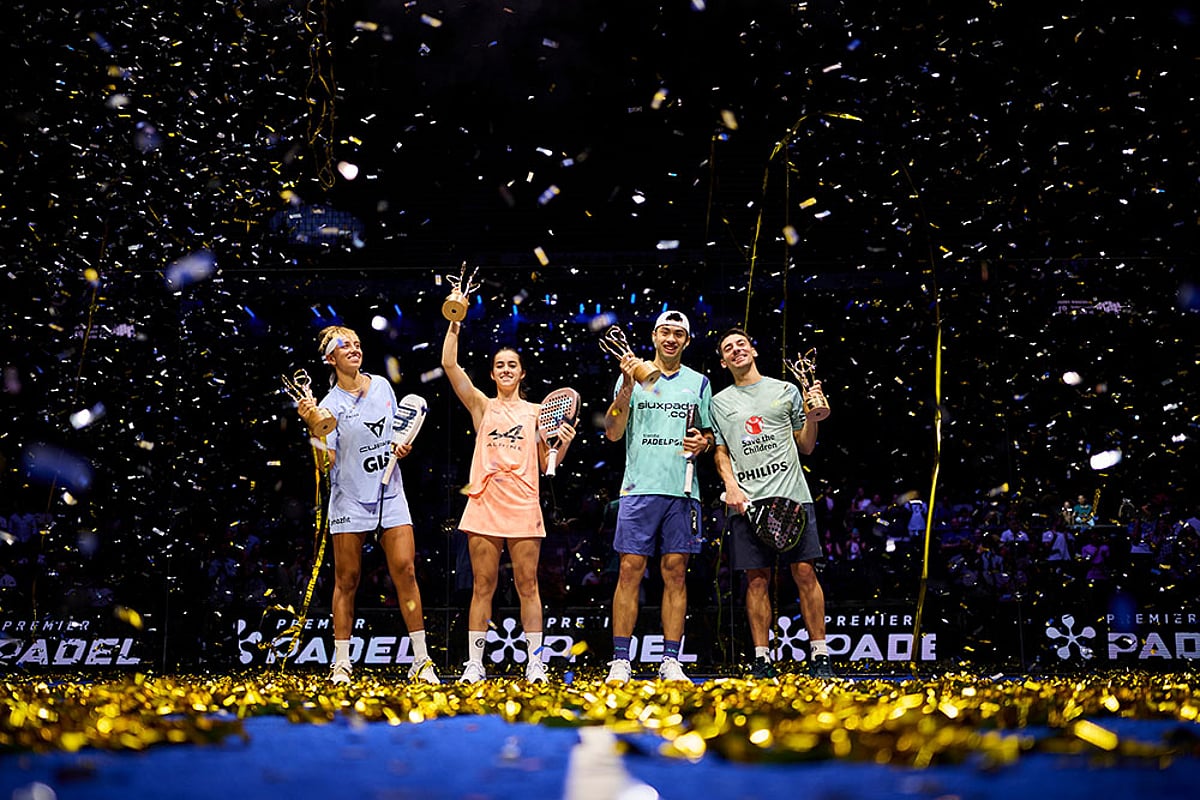 Premier Padel P1 in Madrid: Beatriz Gonzalez Fernandez, Claudia Fernandez Sanchez