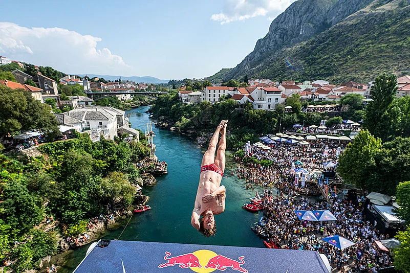 Red Bull Cliff Diving World Series in Mostar: Gary Hunt