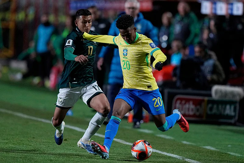 FIFA World Cup CONMEBOL qualifying soccer match Bolivia vs Brazil_Estevao