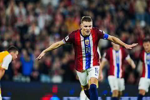 FIFA World Cup Qualifier Soccer Match: Moldova vs Norway