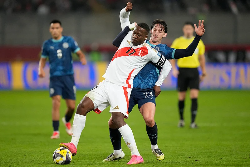 FIFA World Cup CONMEBOL qualifying soccer match Peru vs Paraguay_ Luis Advincula