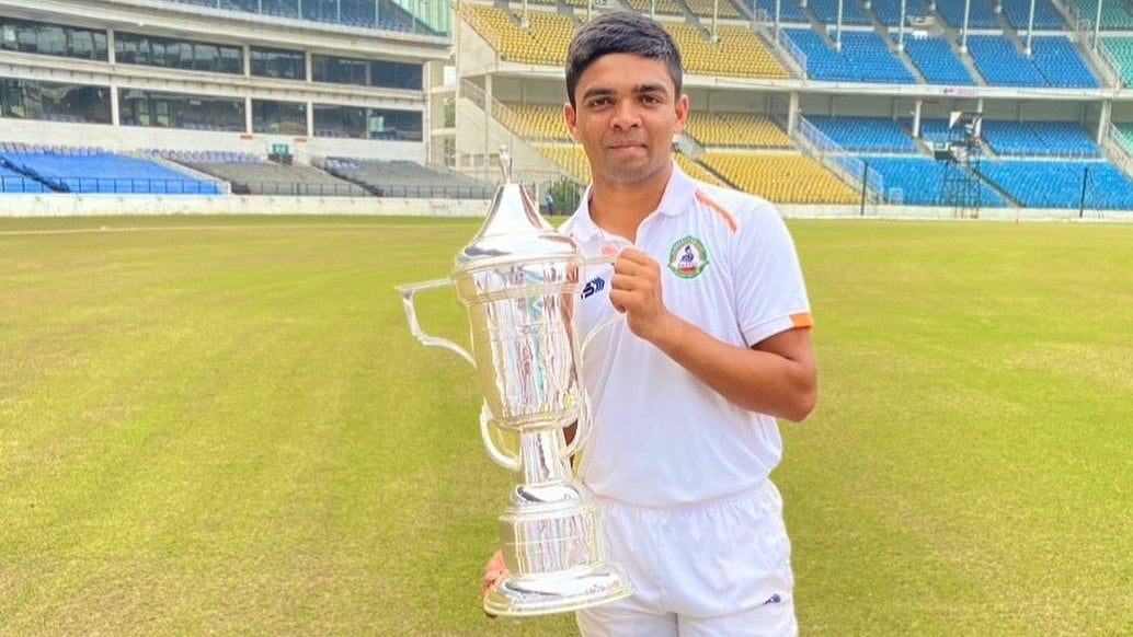 | Photo: Instagram/daniiish_01 : File photo of Central Zone batter Danish Malewar.