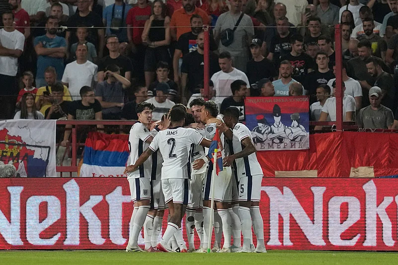 England Serbia WCup Soccer
