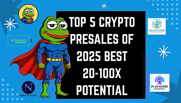 Top 5 Crypto Presales For 2025: Best Picks With Major Growth Potential