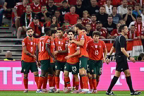 FIFA World Cup Qualifier Soccer Match: Portugal vs Hungary