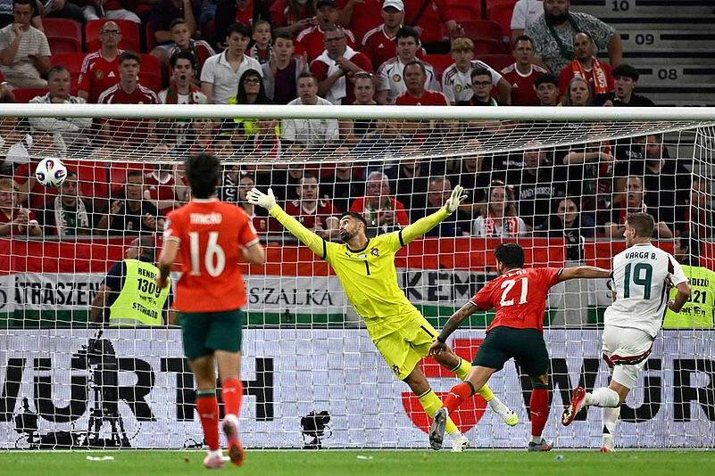 World Cup Qualifier Soccer Match: Hungary vs Portugal