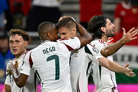 FIFA World Cup Qualifier Soccer Match: Portugal vs Hungary