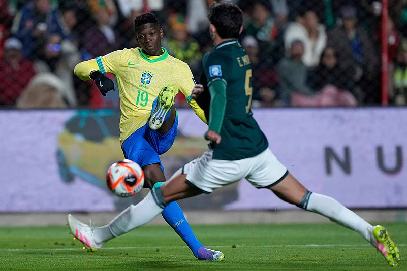 FIFA World Cup CONMEBOL qualifying soccer match Bolivia vs Brazil_Luiz Henrique