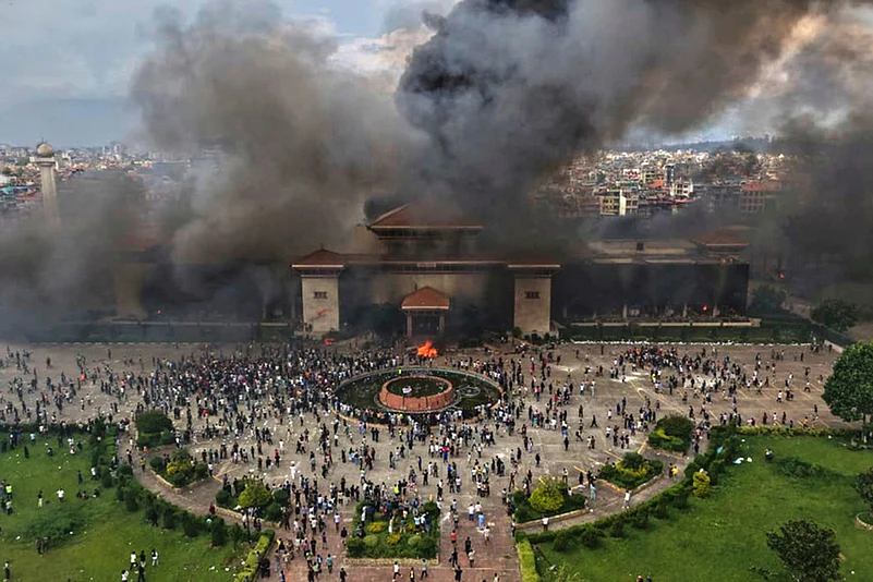 Anti-government protest in Nepal