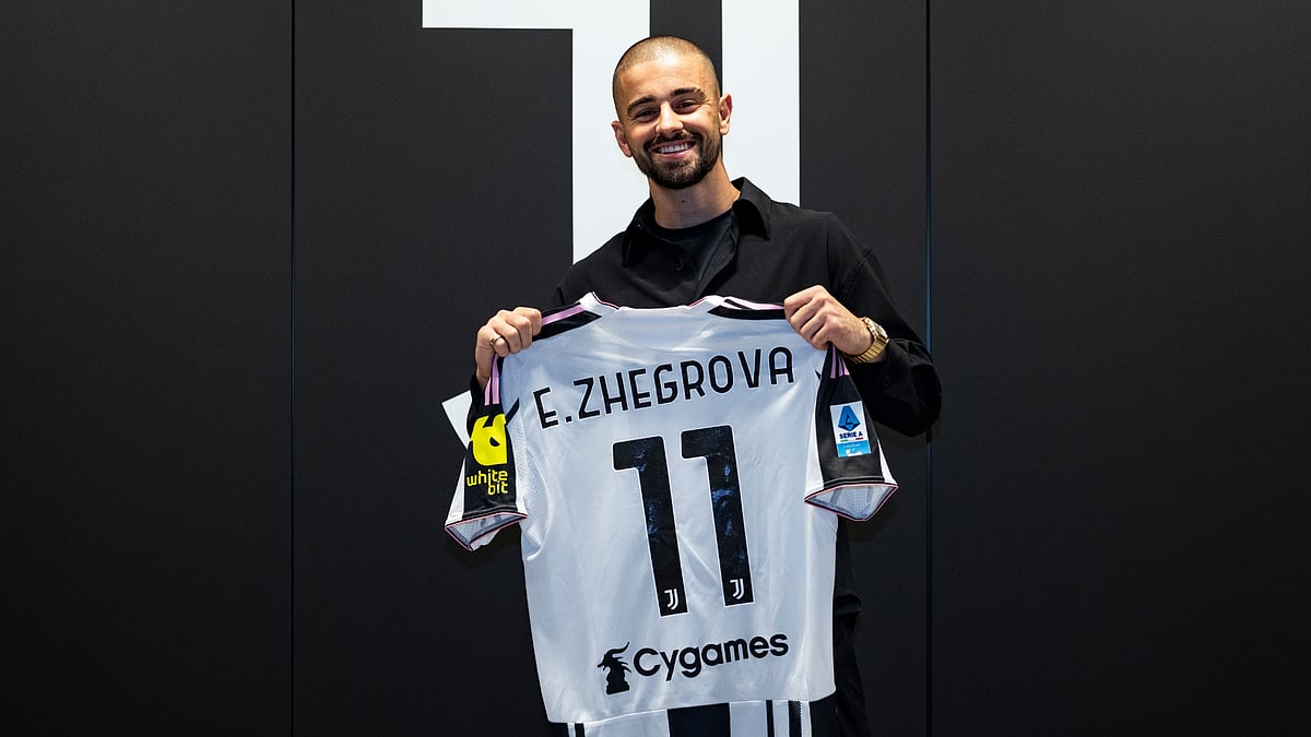 File : File photo of Edon Zhegrova signing for Juventus.