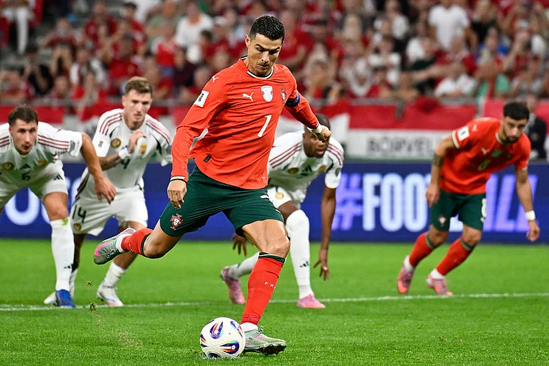 FIFA World Cup Qualifier Soccer Match: Portugal vs Hungary