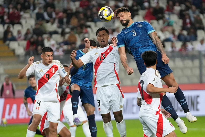 FIFA World Cup CONMEBOL qualifying soccer match Peru vs Paraguay_Omar Alderete