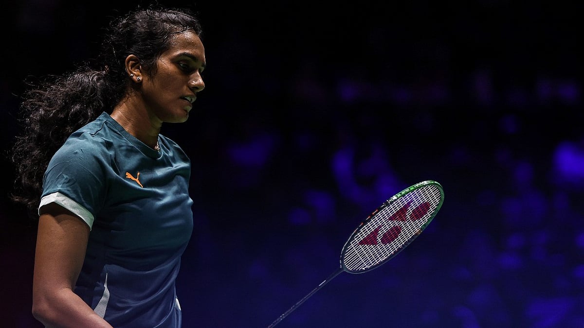 | Photo: X/BAI_Media : File photo of PV Sindhu in action in the BWF World Championships 2025.
