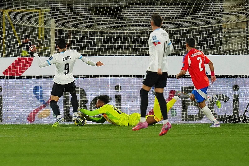 FIFA World Cup CONMEBOL qualifying soccer match Chile Vs Uruguay_Lawrence Vigouroux