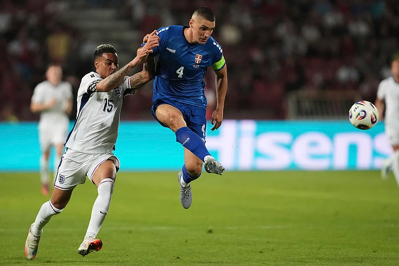 FIFA World Cup Qualifier Soccer Match: Serbia vs England