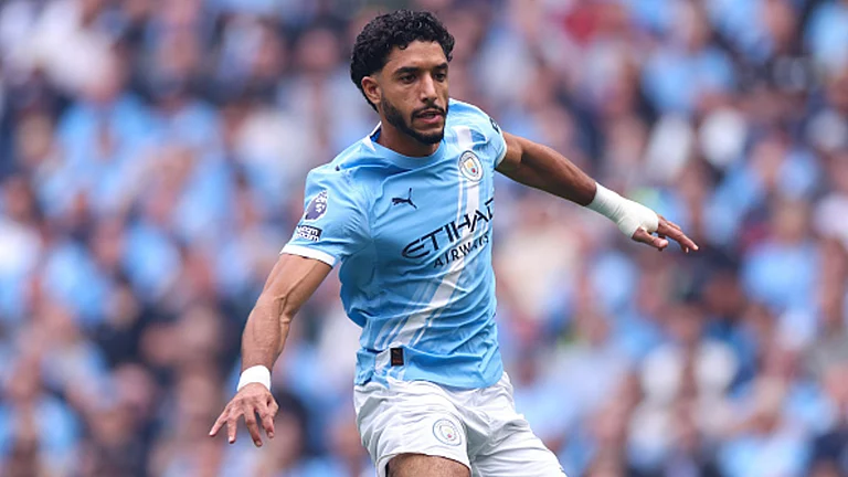 File photo of Omar Marmoush in action for Manchester City. - File