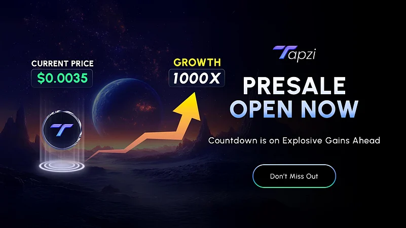 An advertisement of Tapzi
