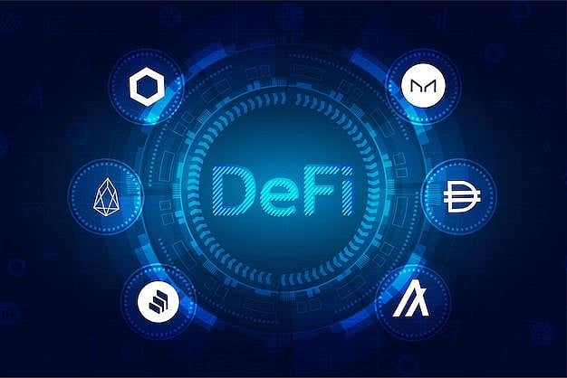 Digital illustration of Defi logo