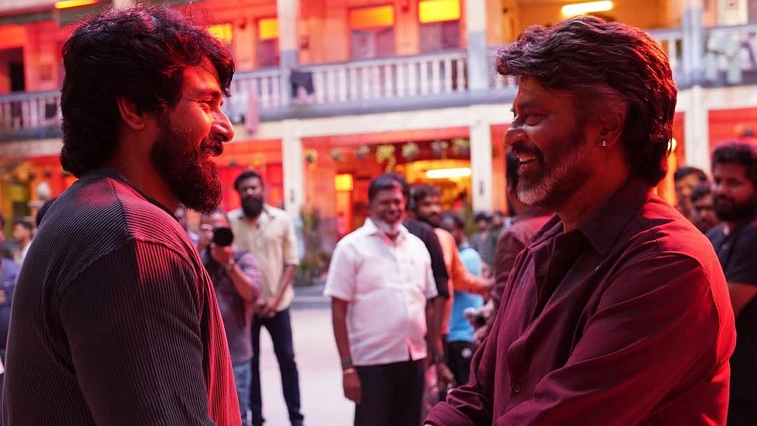 Sivakarthikeyan and Rajinikanth