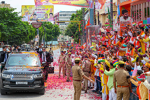 PM Modi's roadshow in Varanasi
