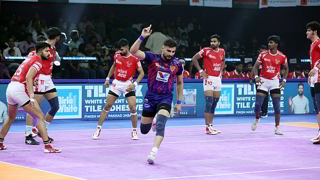 PKL 12: Dabang Delhi Ride On Anshu's Super 10 To Reign Supreme Over Gujarat Giants - Watch Highlights
