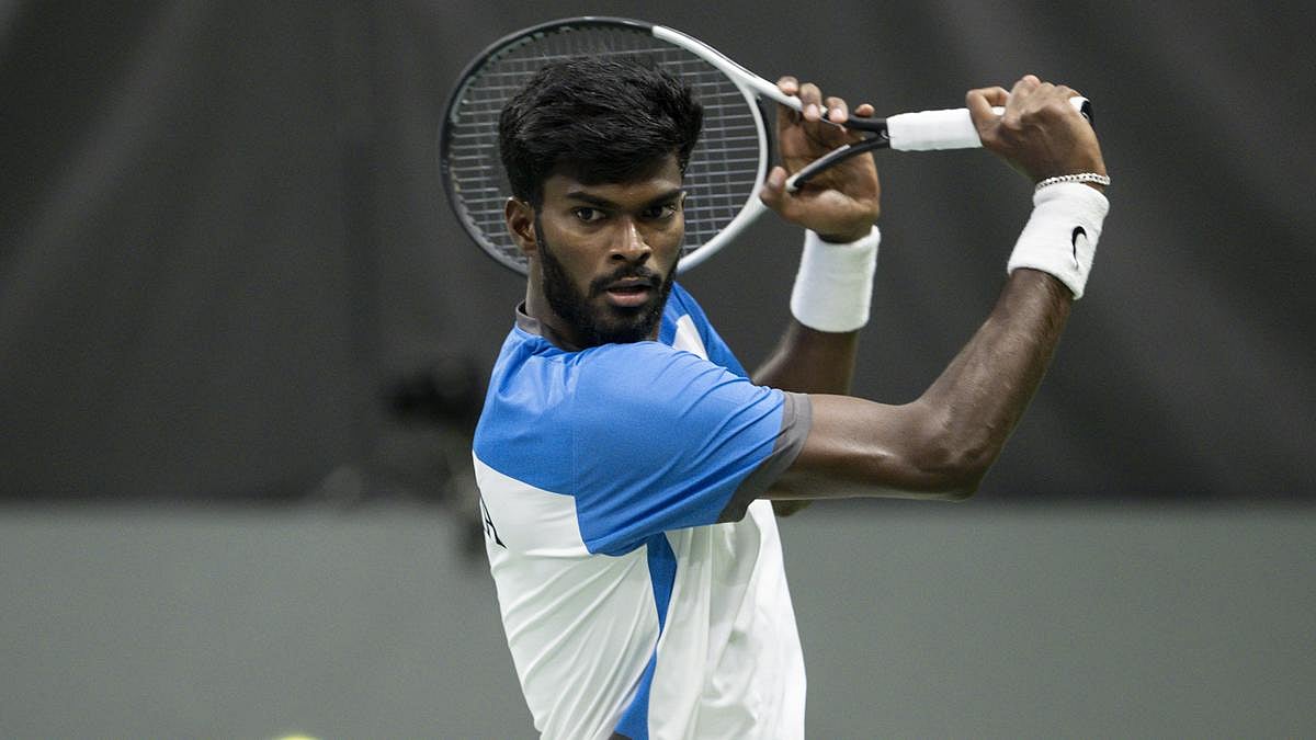 X/All India Tennis Association : Dhakshineshwar Suresh beat higher-ranked Jerome Kym 7-6 (4), 6-3 in his Davis Cup singles match.