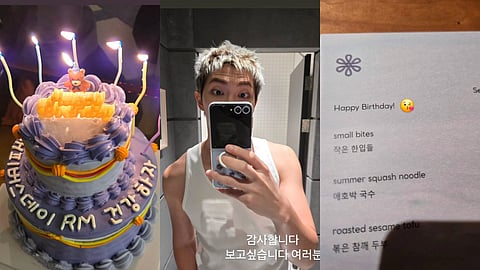 BTS Kim Namjoon's post