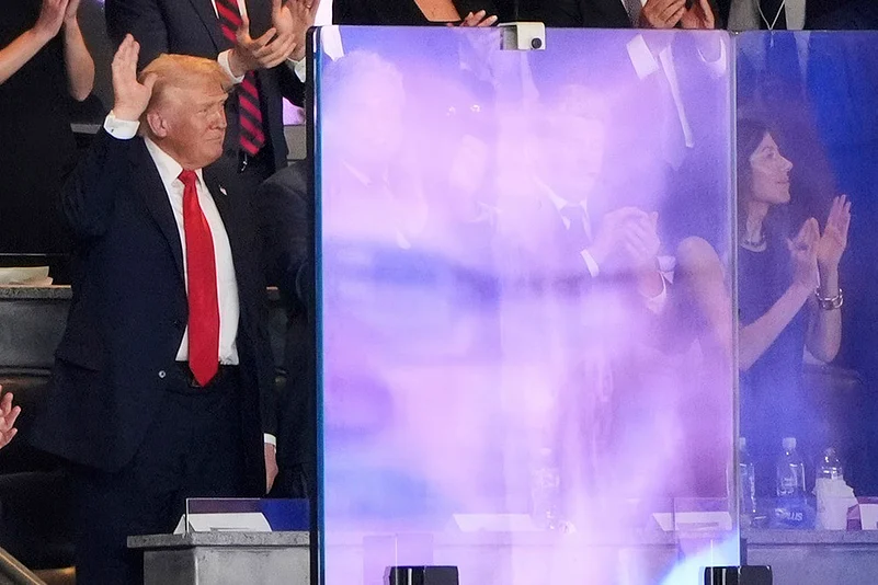 Major League Baseball 2025 MLB Game New York Yankees Vs Detroit Tigers_Donald Trump