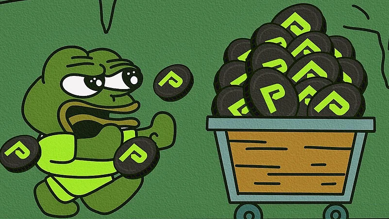 pepe collecting pepenode coins