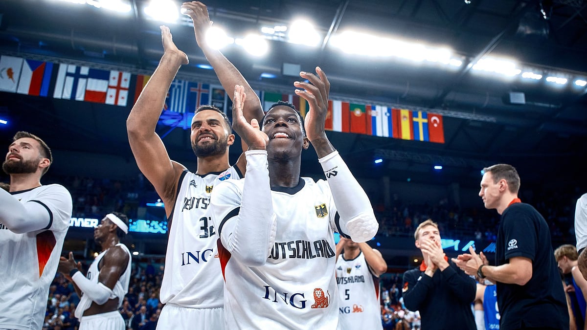 Dennis Schroder led from the front as Germany beat Finland 98-86 to reach the EuroBasket final.