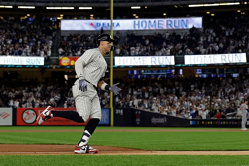 Major League Baseball 2025 MLB Game New York Yankees Vs Detroit Tigers_ Aaron Judge