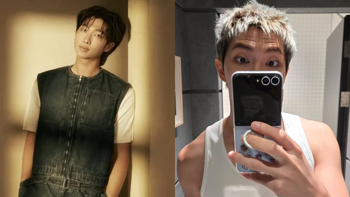 Instagram/RM : BTS leader Kim Namjoon debuts with blonde look on birthday