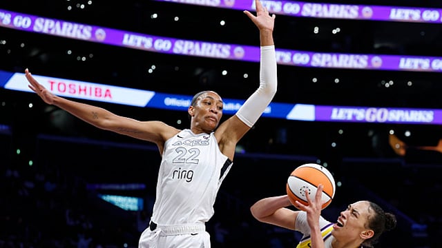 Los Angeles Sparks 75-103 Las Vegas Aces, WNBA: A'Ja Wilson Credits Teammates After Record-Breaking Win