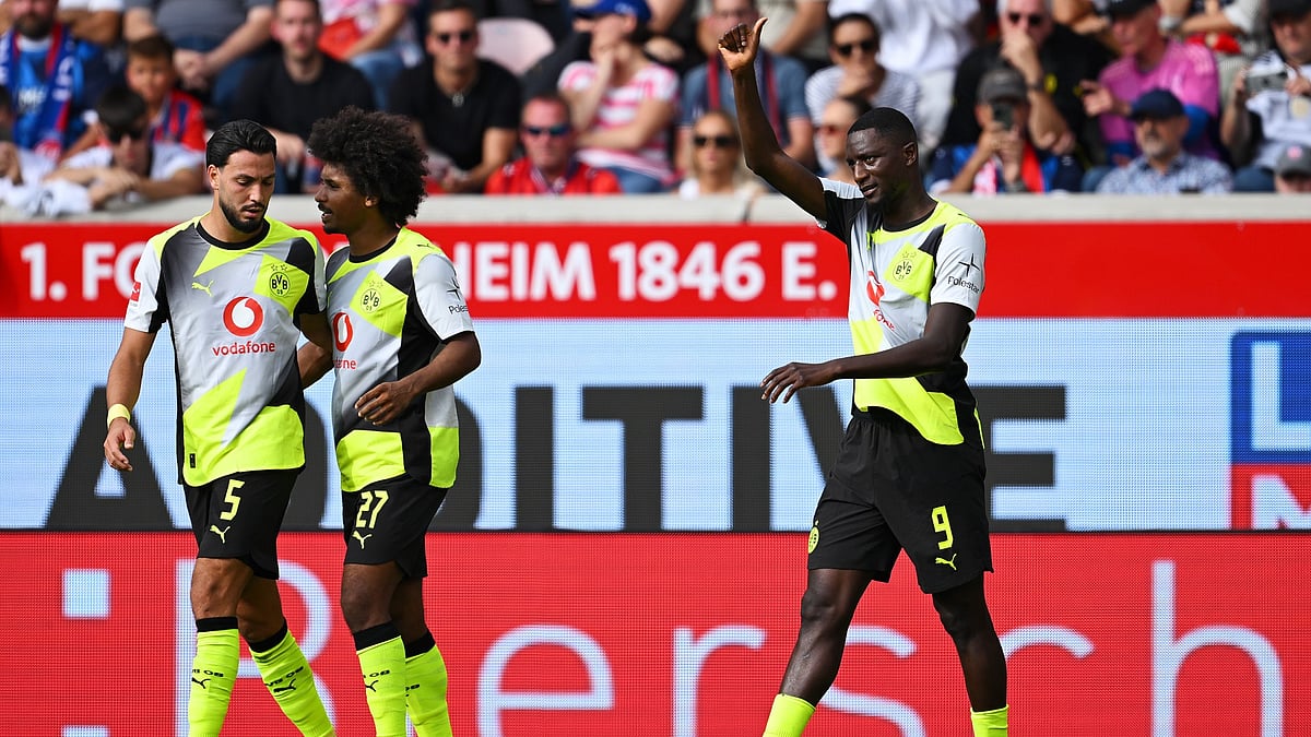 Borussia Dortmund goalscorer Serhou Guirassy