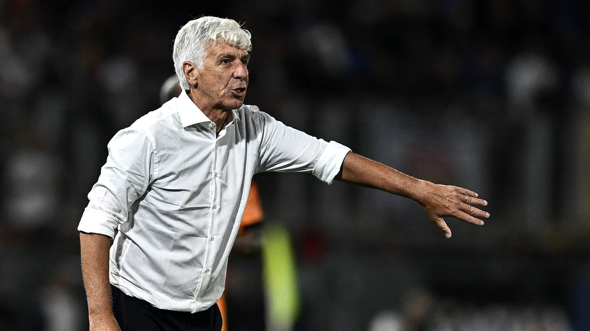 Roma head coach Gian Piero Gasperini