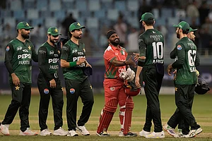 | Photo: AP/Fatima Shbair : Asia Cup T20: Pakistan vs Oman