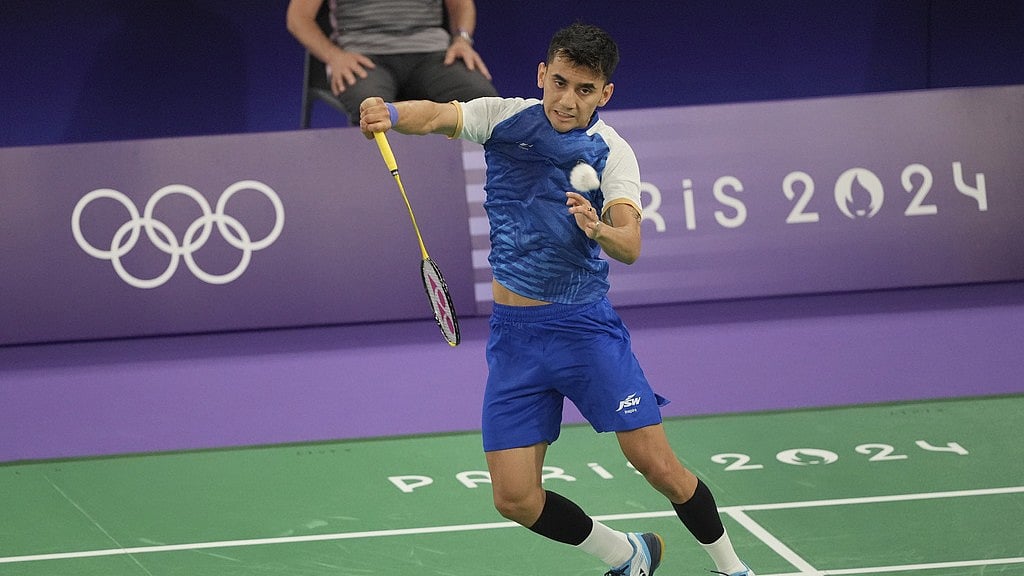 File/AP : Lakshya Sen finished fourth at the Paris Olympics.