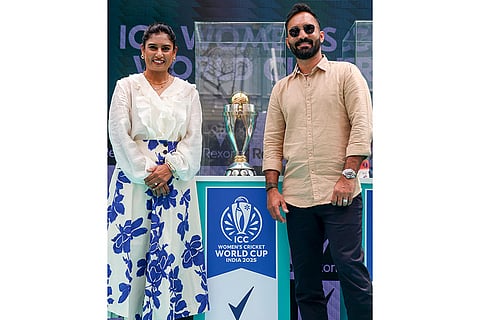 Women's Cricket World Cup trophy unveiled