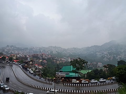 A breathtaking view of the settlements of Solan, Himachal Pradesh.