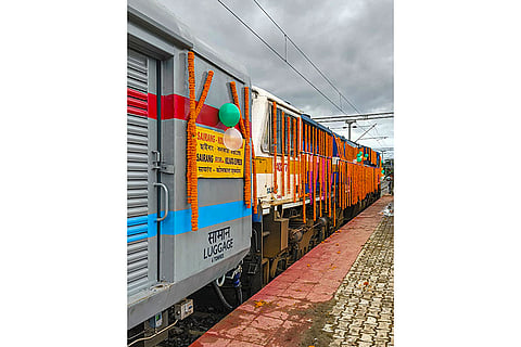 Aizawl (Sairang) – New Delhi Rajdhani Express flagged off