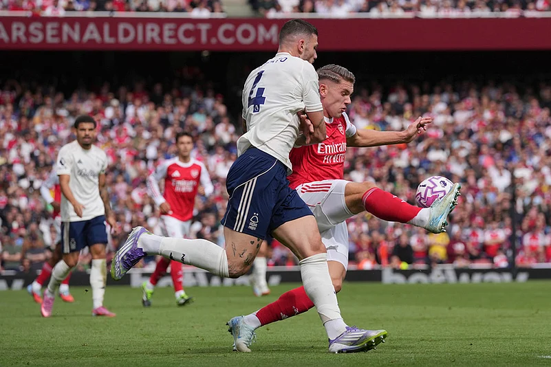 Premier League Soccer Match: Nottingham Forest vs Arsenal