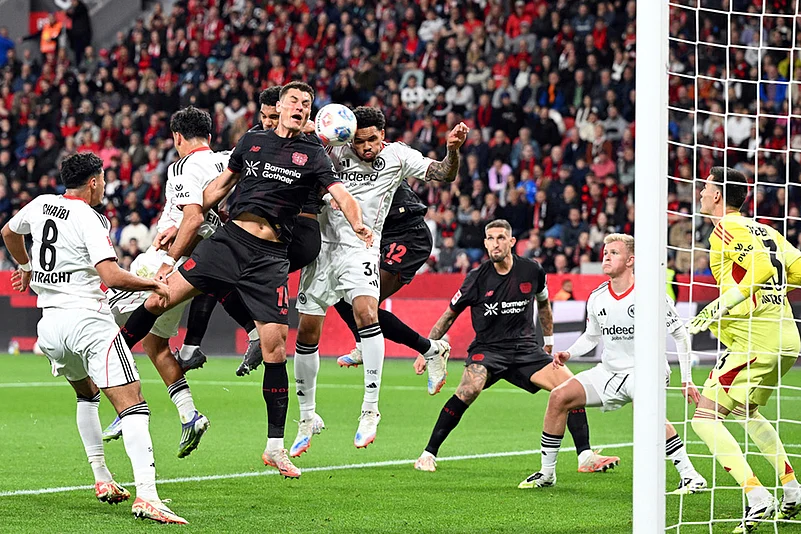 Bundesliga Soccer Match: Bayer Leverkusen Vs Eintracht Frankfurt