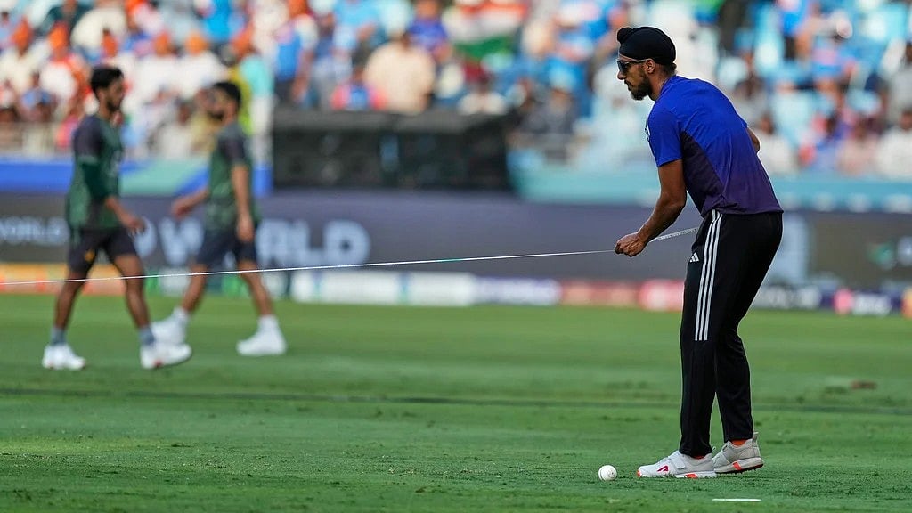 AP : Arshdeep Singh trains ahead of India's T20I match against Pakistan in Asia Cup.