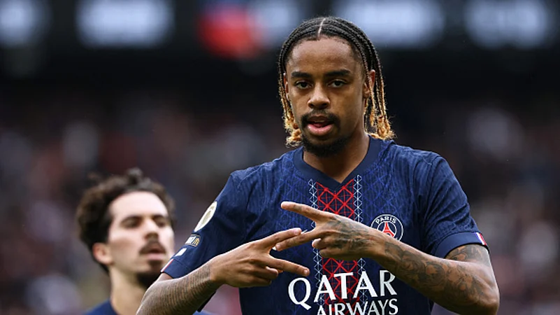 Paris Saint-Germain vs RC Lens Ligue 1 match report Bradley Barcola
