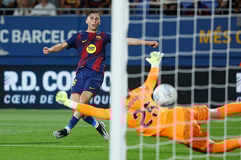 Spanish La Liga Soccer Match: Manchester United vs Manchester City